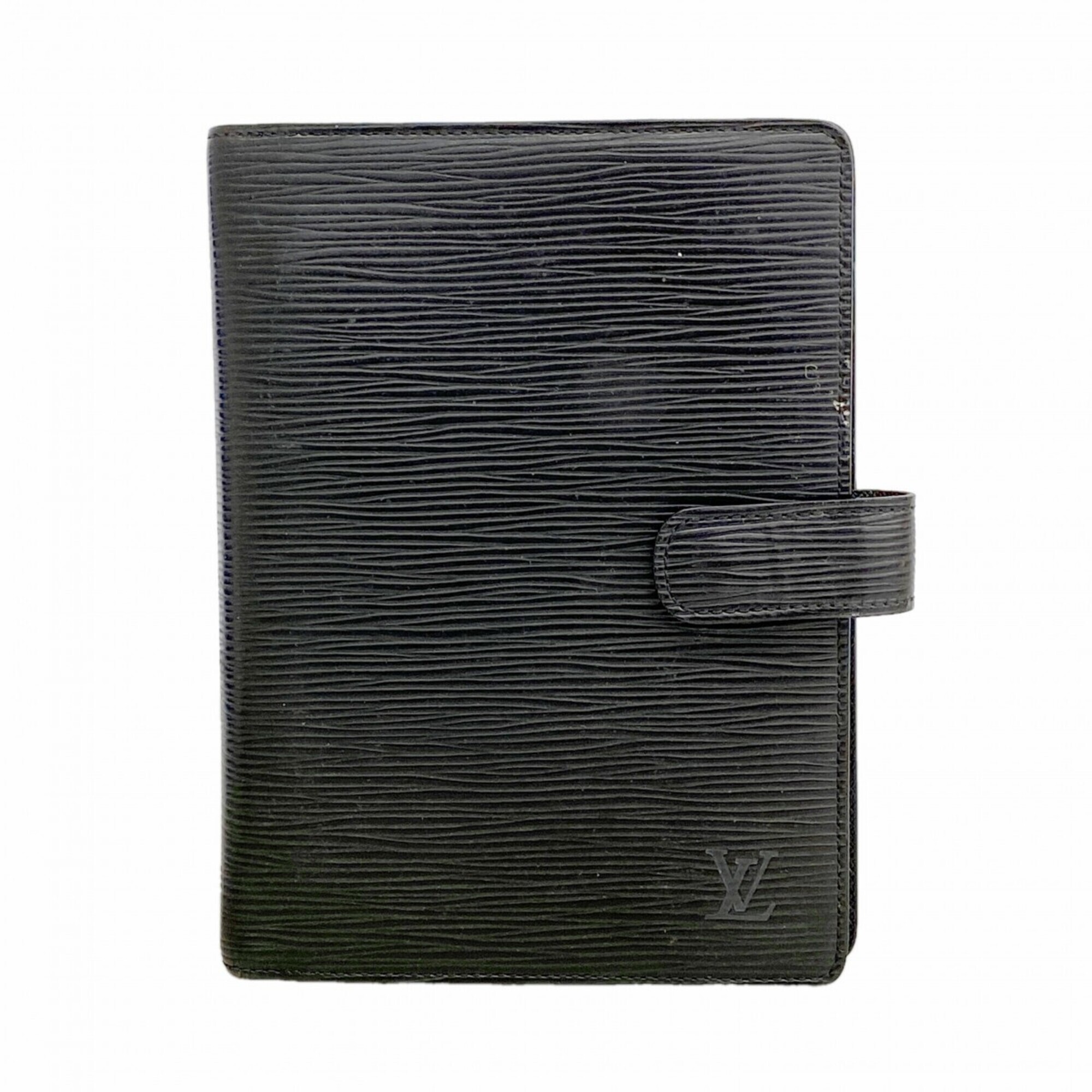Louis Vuitton Agenda Mm R20202 Noir (Men's/Women's) Notebook Cover, Epi Leather